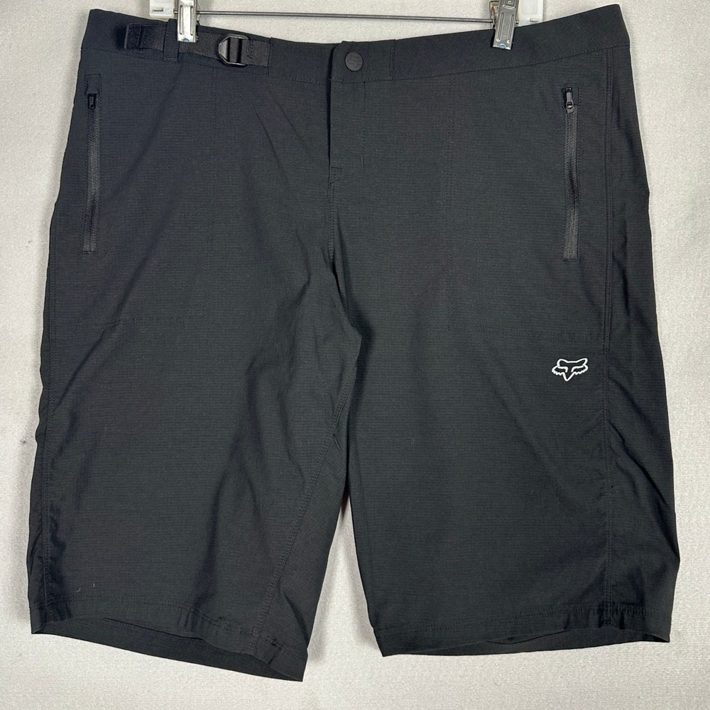 Fox Racing Shorts Mens XL Ranger Black MTB Mountain Bike Cycling Athletic EUC